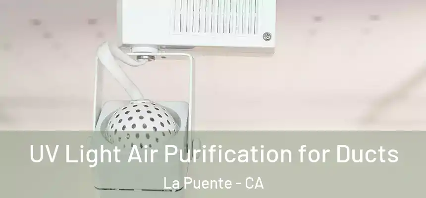  UV Light Air Purification for Ducts La Puente - CA